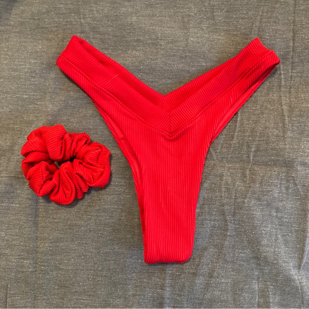 OneOne Swimwear Jesse Bottom Cheeky Red